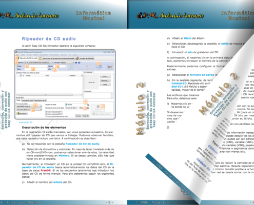 Imagen de una maquetación realizada con InDesign Imagen de una maquetación realizada con InDesign